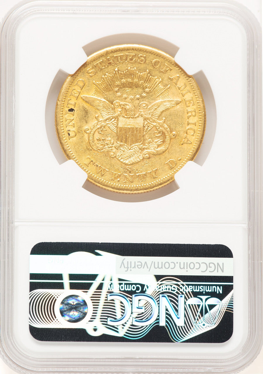 1858-S $20 Liberty Double Eagle NGC XF45 (521657023)