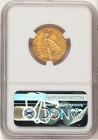 1911 $5 Indian Half Eagle NGC MS64 (521661003)
