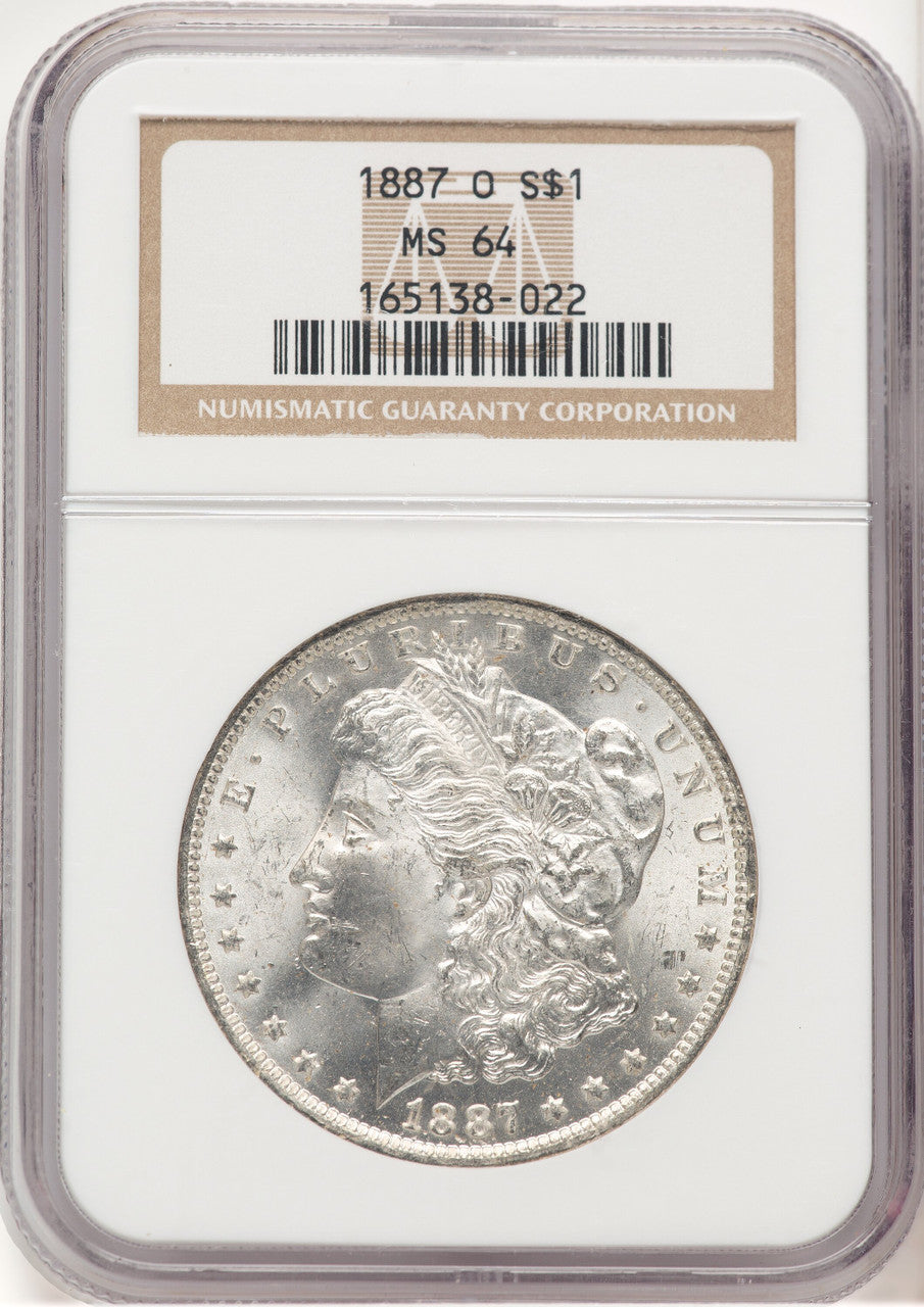 1887-O Morgan Dollar NGC MS64