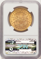 1873 $20 OPEN 3 CAC Liberty Double Eagle NGC AU58