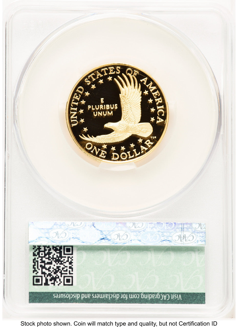 2025-W 1/2 oz Proof Gold Sacagawea 25th Anniversary First Day of Delivery Ron Drzewuki CACG PR70