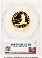 2025-W 1/2 oz Proof Gold Sacagawea 25th Anniversary First Day of Delivery Red Book CACG PR70