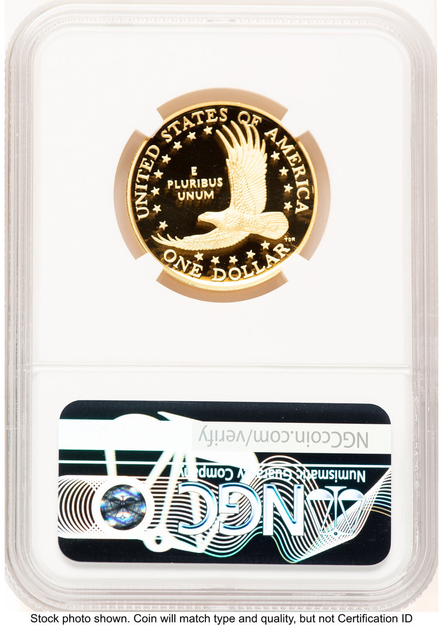 2025-W 1/2 oz Proof Gold Sacagawea 25th Anniversary FDI 1ST NGC PF70