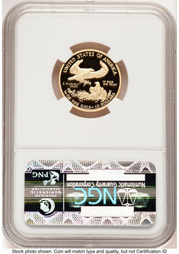 2013-W Proof Gold Eagle 1/4 oz Brown Label NGC PF70