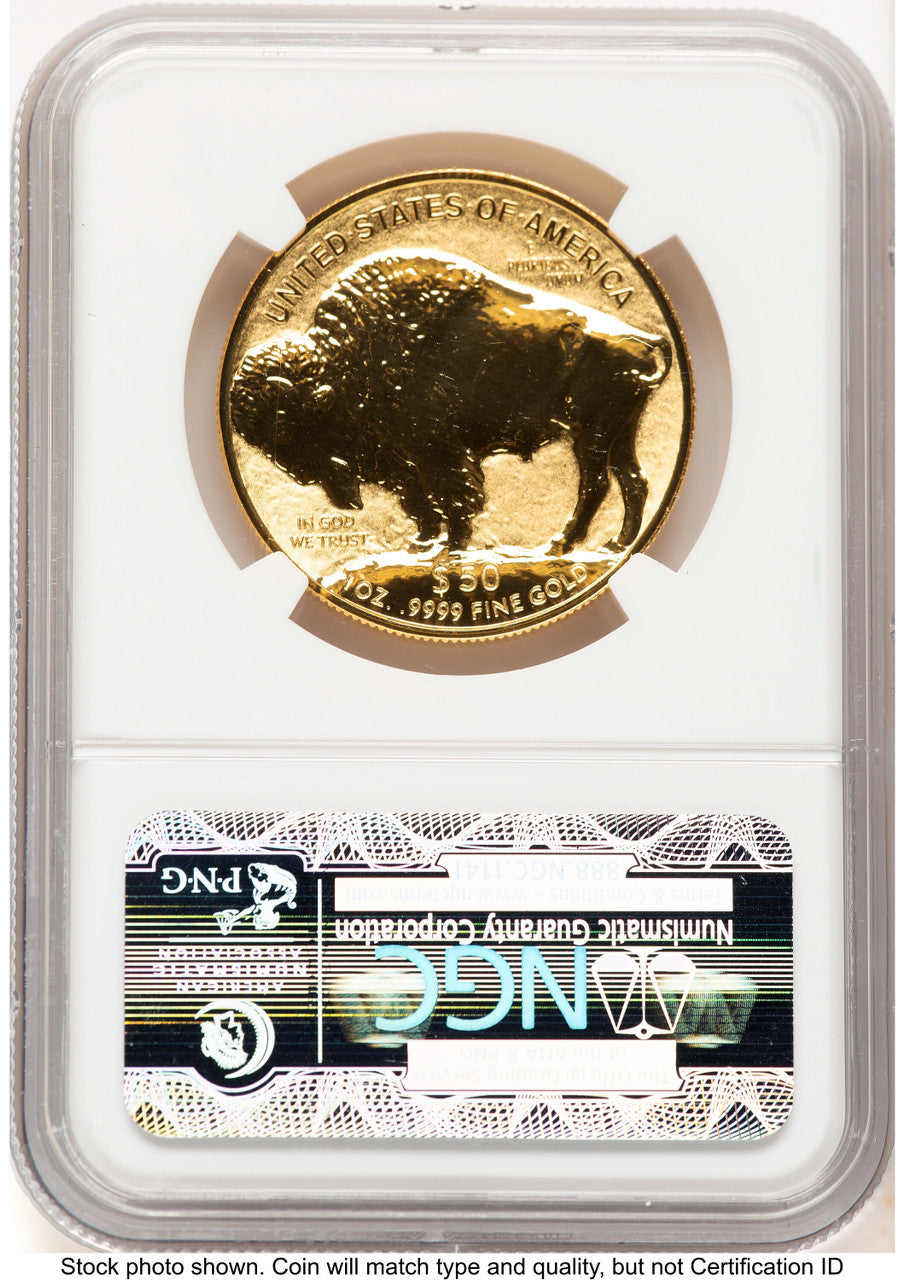 2013-W Reverse Proof Gold Buffalo 1 oz ER Bison Label NGC PF70 (521756029)