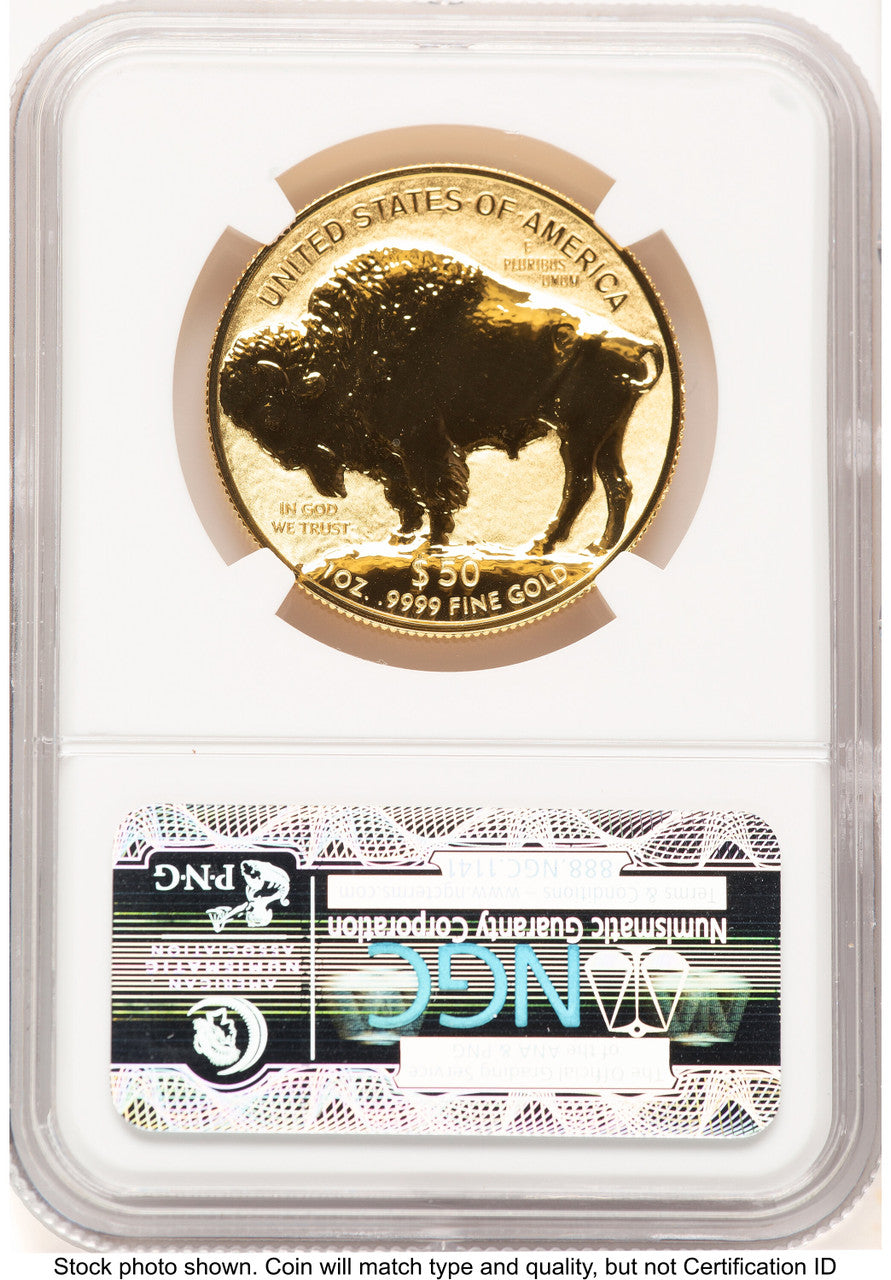 2013-W Reverse Proof Gold Buffalo 1 oz Chicago ANA Bison Label NGC PF70