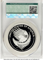2025-P Silver American Liberty High Relief Medal First Day of Delivery Flag Label Medals and Tokens CACG MS70