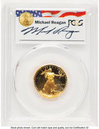 1988-P Proof Gold Eagle 1/4 oz Reagan Legacy Series Michael Reagan PCGS PR70