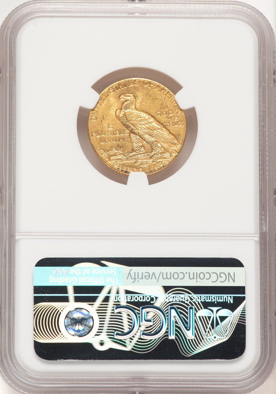 1914-S $5 Indian Half Eagle NGC MS61