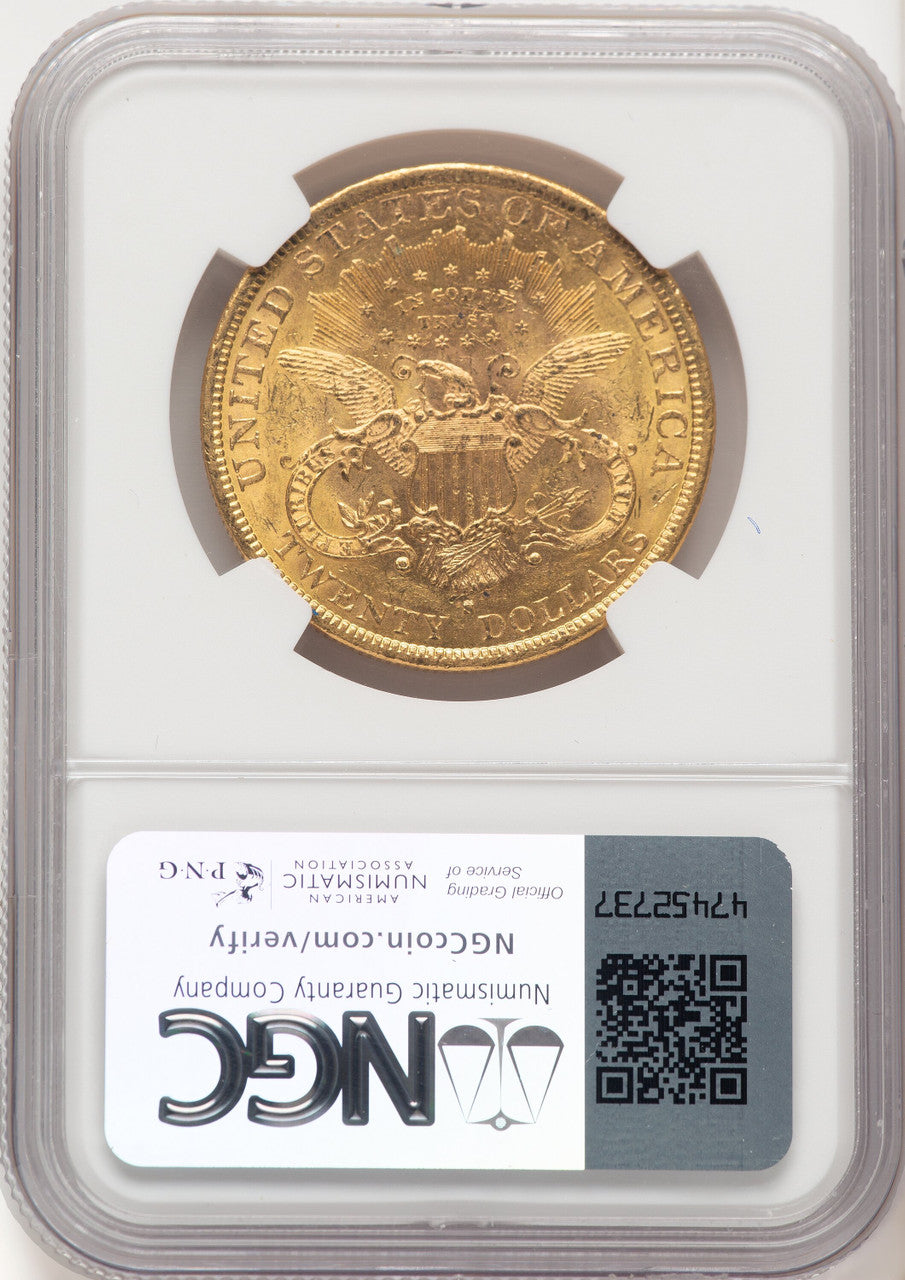 1879-S $20 Liberty Double Eagle NGC MS63