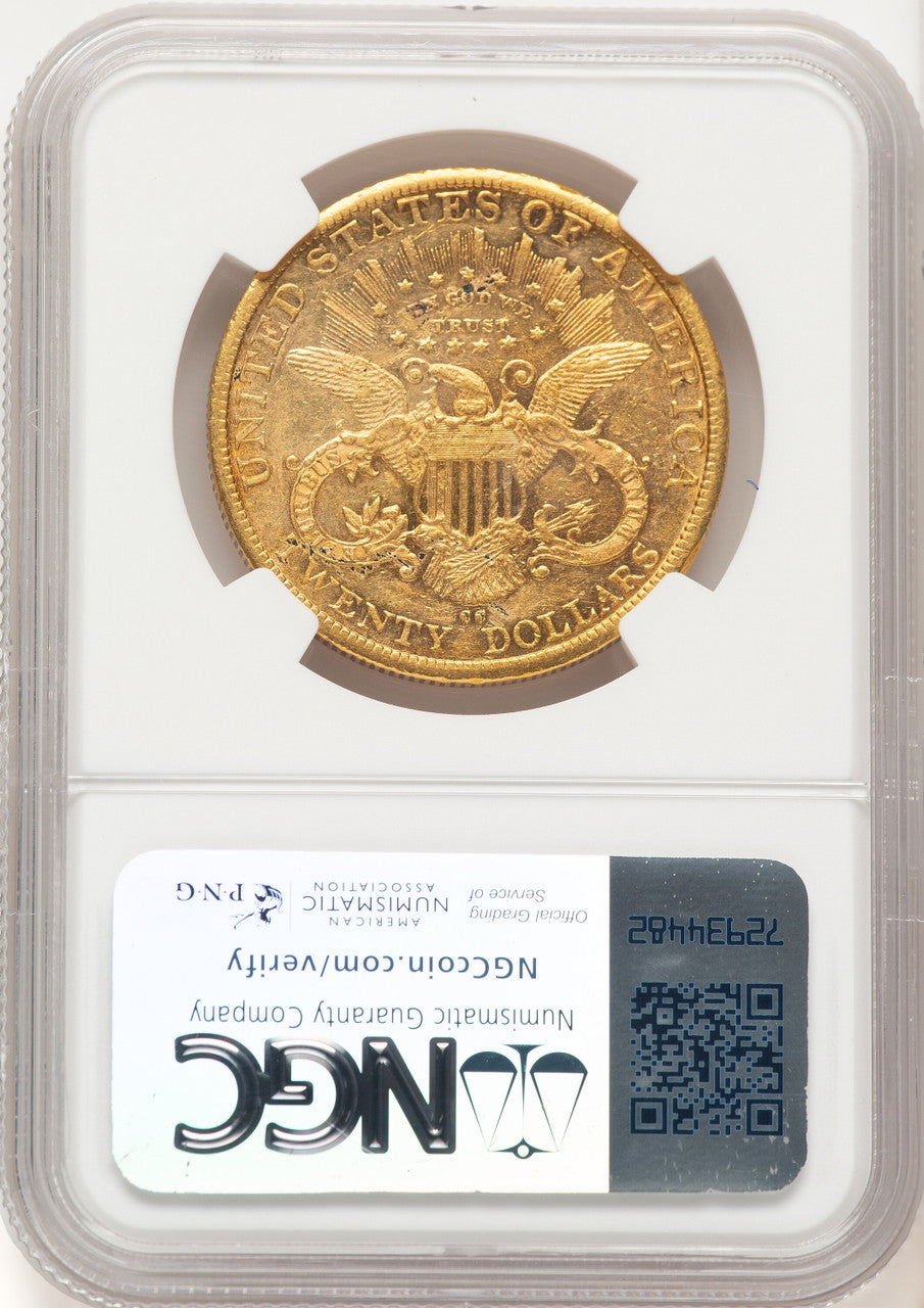 1883-CC $20 Liberty Double Eagle NGC AU55 (521828043)