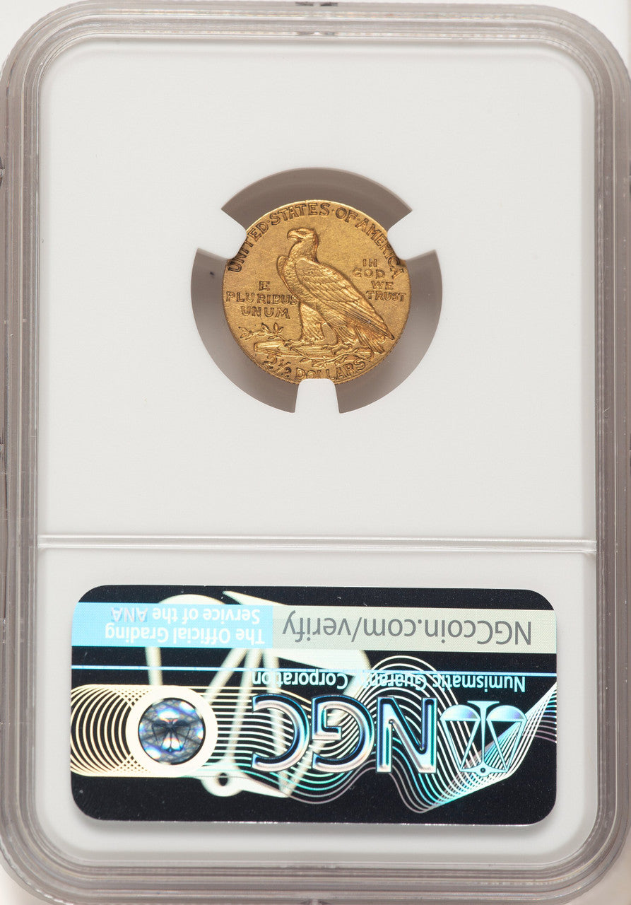 1911-D $2.50 WEAK D Indian Quarter Eagle NGC AU55 (521830030)
