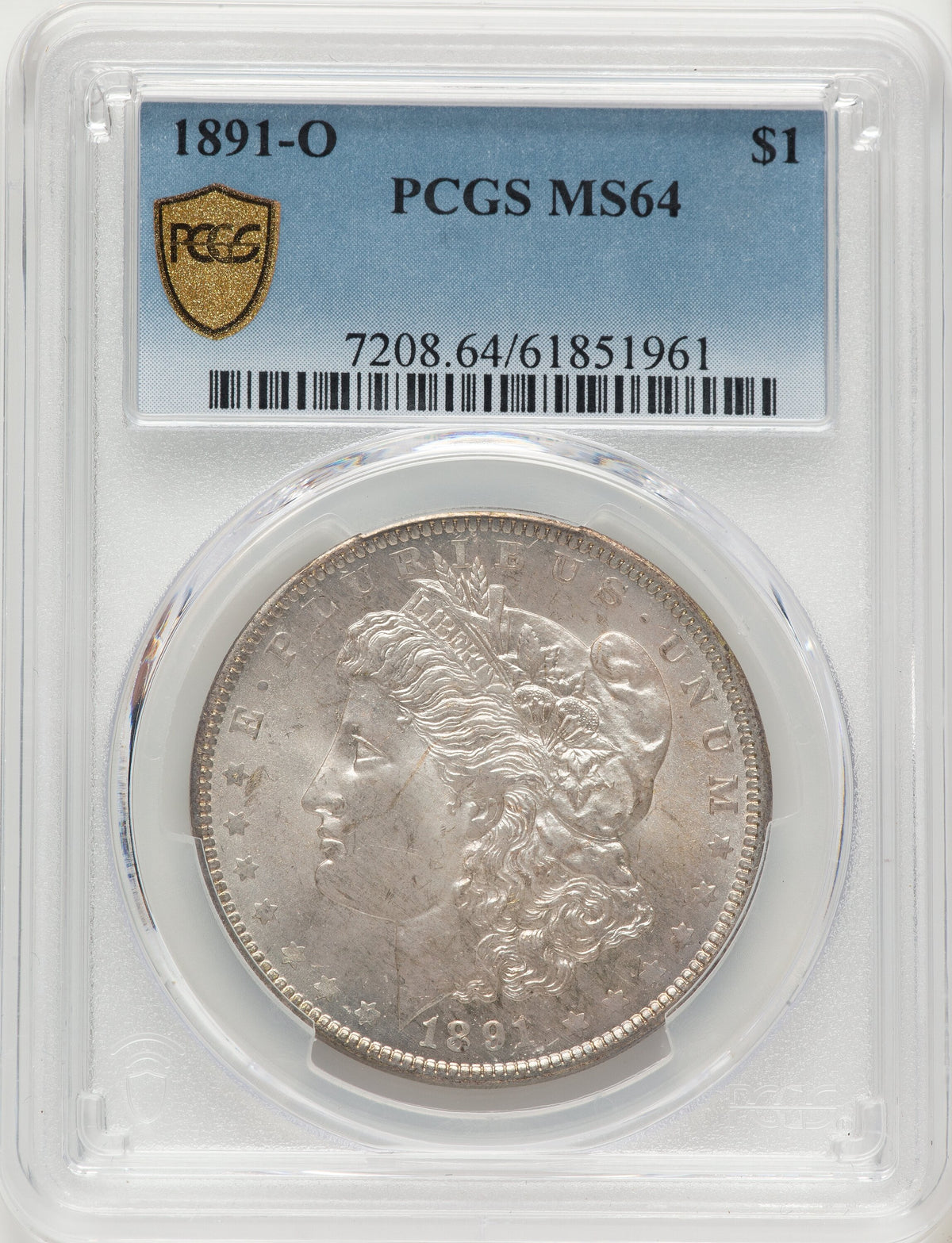 1891-O Morgan Dollar PCGS MS64