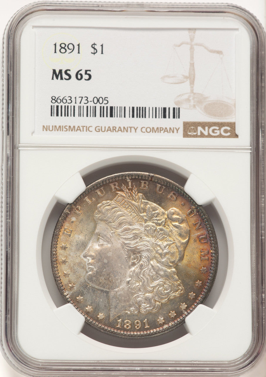 1891 Morgan Dollar NGC MS65 (521834020)