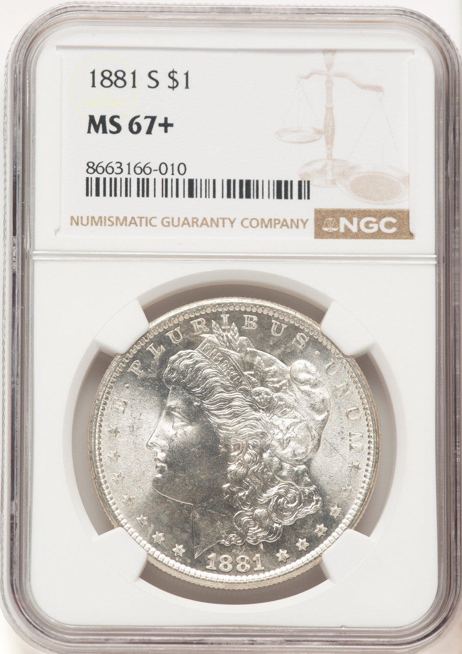 1881-S Morgan Dollar NGC MS67+ (521834023)