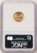1907 $2.50 CAC Liberty Quarter Eagle NGC MS66 (521835019)