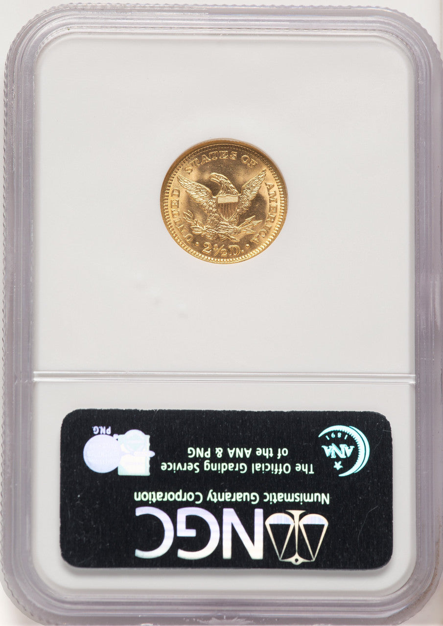 1907 $2.50 CAC Liberty Quarter Eagle NGC MS66 (521835019)