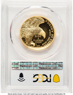 2019-W G$100 American Liberty High Relief Enhanced PL WP Mint Hoard Struck at West Point Label PCGS MS70 (521906012)