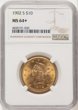 1902-S $10 Liberty Eagle NGC MS64+ (521987238)