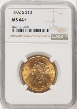 1902-S $10 Liberty Eagle NGC MS64+ (521987244)