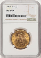 1902-S $10 Liberty Eagle NGC MS64+ (521987244)