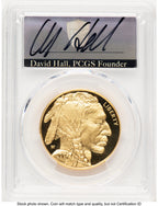 2007-W Proof Gold Buffalo 1 oz David Hall PCGS PR70