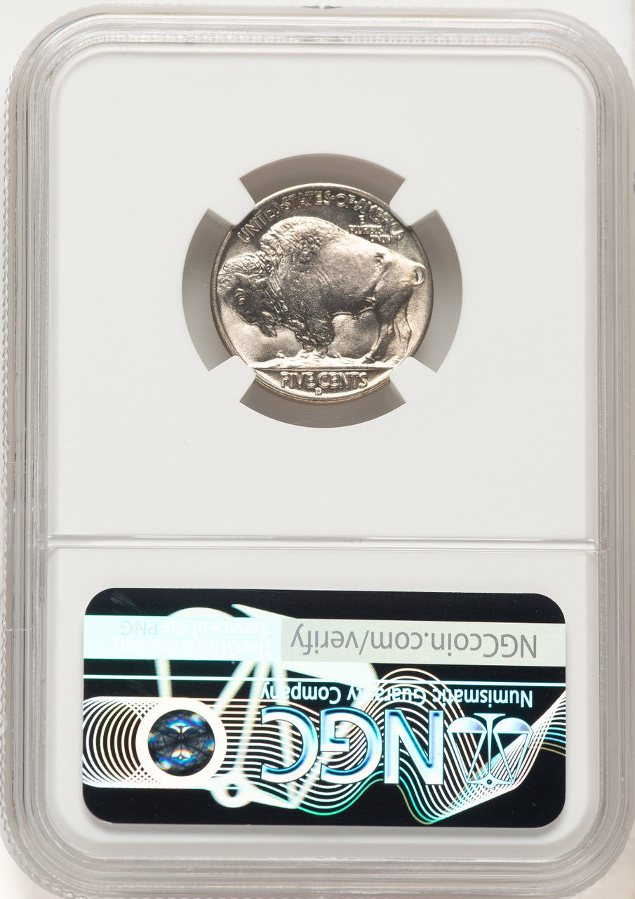 1935-D 5C Buffalo Nickel NGC MS67