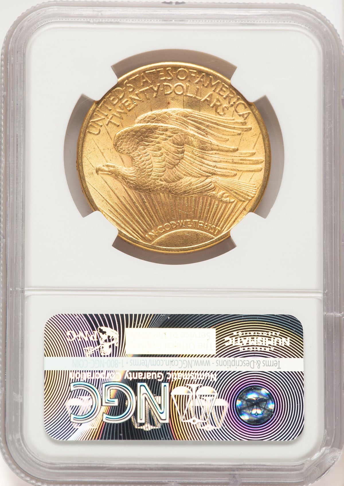 1914 $20 Saint-Gaudens Double Eagle NGC MS63