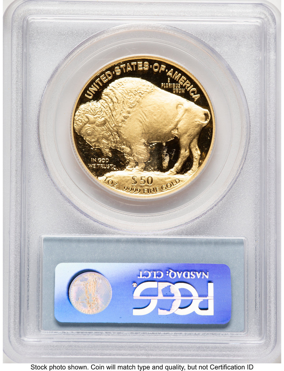 2007-W Proof Gold Buffalo 1 oz Blue Label PCGS PR70