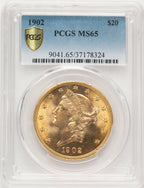 1902 $20 Liberty Double Eagle PCGS MS65