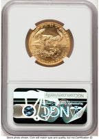 1986 Gold Eagle 1/2 oz Brown Label NGC MS70