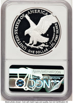 2025-S Proof Silver Eagle Privy U.S. Navy 250th Anniversary 1 oz AR Jeff Garrett Red Book NGC PF70