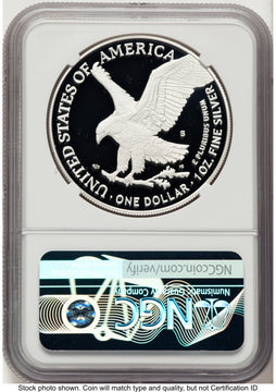 2025-S Proof Silver Eagle Privy U.S. Navy 250th Anniversary 1 oz FDI 1ST NGC PF70