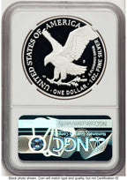 2025-S Proof Silver Eagle Privy U.S. Navy 250th Anniversary 1 oz FDI 1ST NGC PF70
