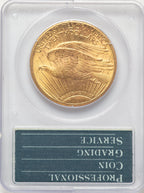 1928 $20 Saint-Gaudens Double Eagle PCGS MS61