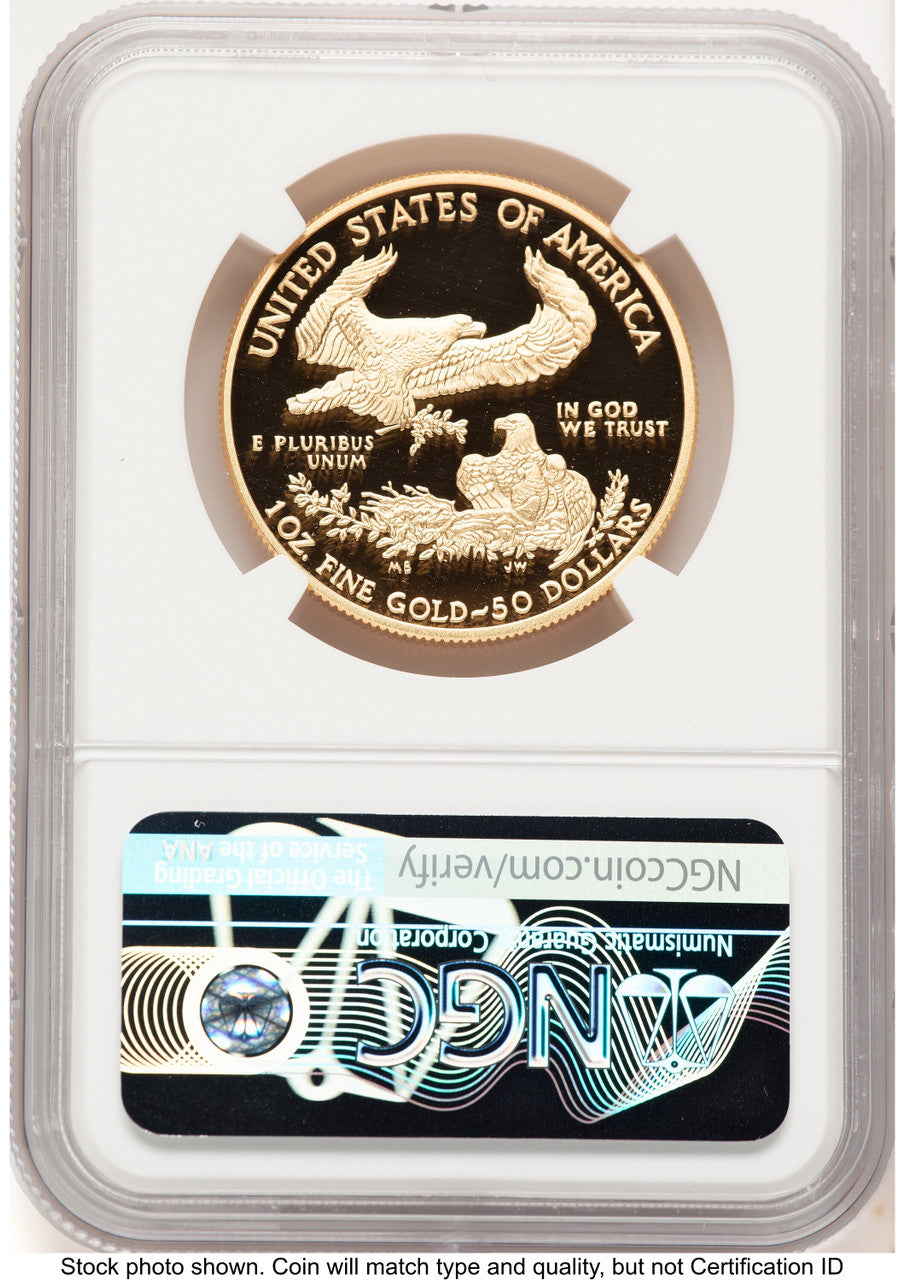 2013-W Proof Gold Eagle 1 oz NGC PF70 Ed Moy