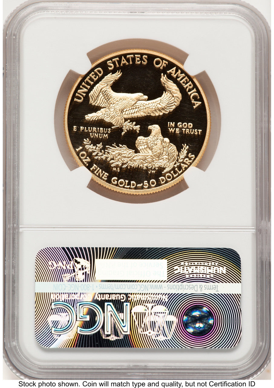 2016-W Proof Gold Eagle 1 oz NGC PF70 Ed Moy