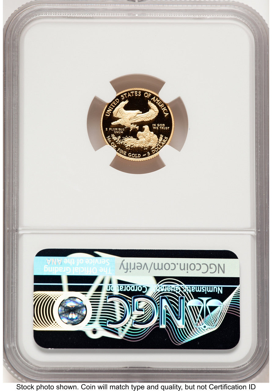 2013-W Proof Gold Eagle 1/10 oz NGC PF70 Ed Moy