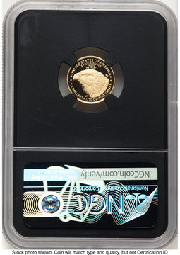 2021-W Type 2 Proof Gold Eagle 1/10 oz FDI Jennie NGC PF70 Norris