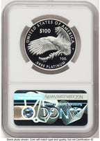2021-W Proof Platinum Eagle 1 oz FDI John NGC PF70 Mercanti