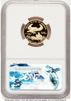 2017-W Proof Gold Eagle 1/4 oz NGC PF70 Ed Moy
