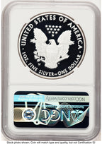 2018-W Proof Silver Eagle 1 oz NGC PF70 Ed Moy (522200088)