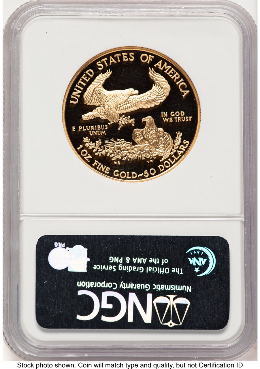 2007-W Proof Gold Eagle 1 oz Brown Label NGC PF70 (522209009)