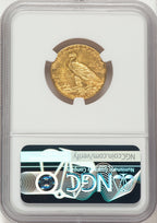 1913-S $5 Indian Half Eagle NGC MS62+