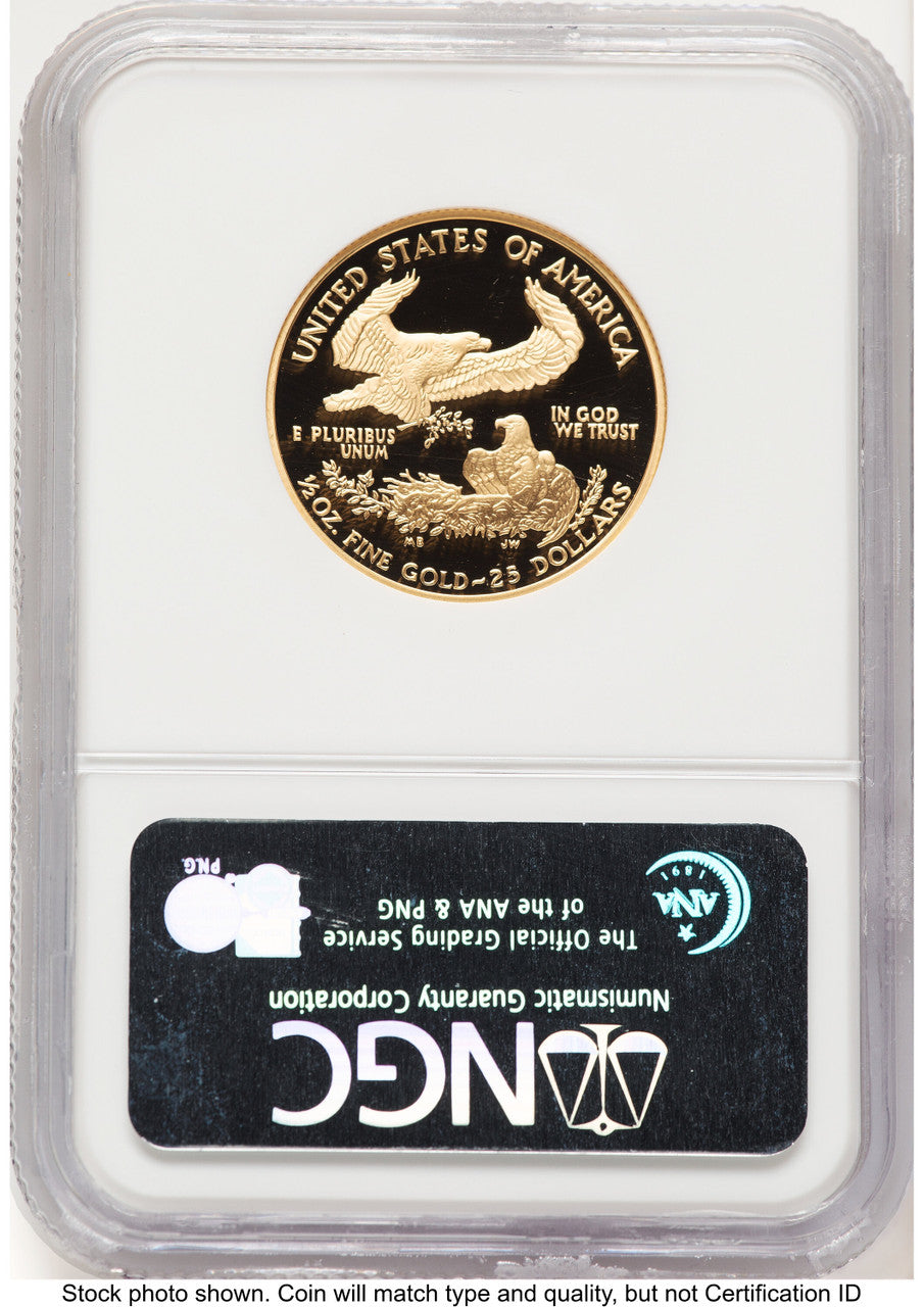 2007-W Proof Gold Eagle 1/2 oz American Liberty Series Label NGC PF70