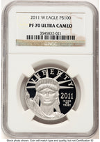 2011-W Proof Platinum Eagle 1 oz Brown Label NGC PF70