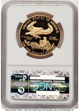 1996-W Proof Gold Eagle 1 oz Brown Label NGC PF70