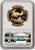 1996-W Proof Gold Eagle 1 oz Brown Label NGC PF70