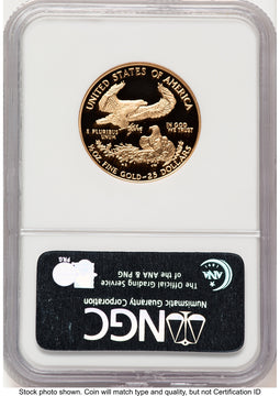 1997-W Proof Gold Eagle 1/2 oz Brown Label NGC PF70