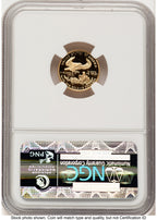 2003-W Proof Gold Eagle 1/10 oz Brown Label NGC PF70